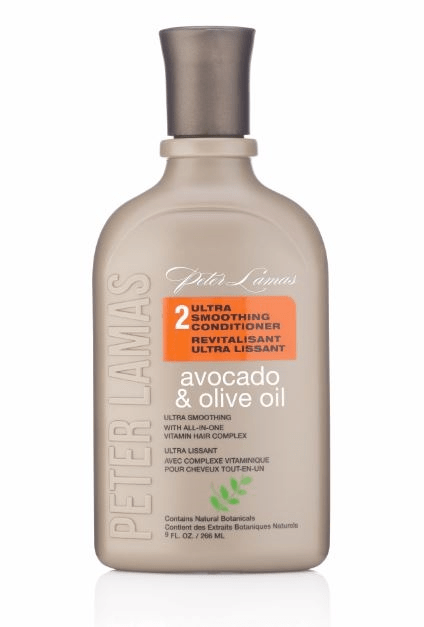 Peter Lamas Ultra Smoothing Reparative Conditioner for Curly frizzy or Coarse Hair with Avocado/ Olive Oil & All-In-One Vitamin Hair Complex 226mL - YesWellness.com