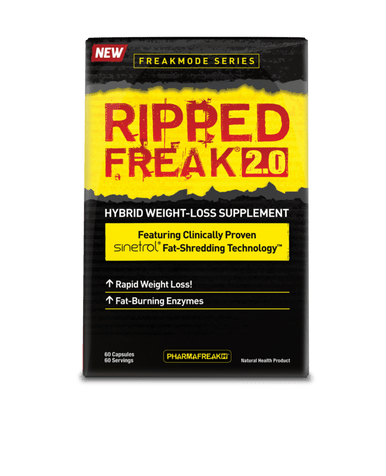 PharmaFreak Ripped Freak 2.0 Hybrid Weight-Loss Supplement 60 Capsules - YesWellness.com