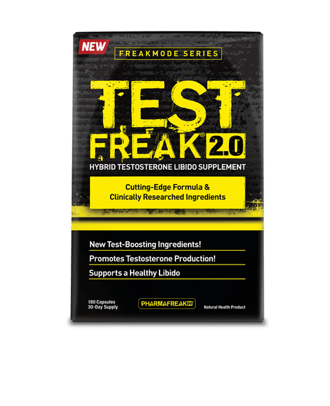 PharmaFreak Test Freak 2.0 180 Capsules - YesWellness.com
