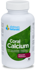 Expires June 2024 Clearance Platinum Naturals Coral Calcium with Trace Minerals + Magnesium 90 Capsules - YesWellness.com