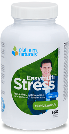 Platinum Naturals Easymulti Stress - Multivitamin for Men - YesWellness.com