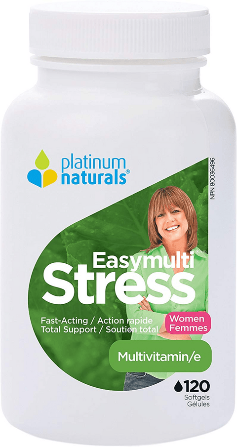 Platinum Naturals Easymulti Stress - Multivitamin for Women - YesWellness.com