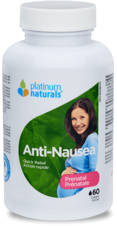 Platinum Naturals Prenatal Anti-Nausea 60 Softgels - YesWellness.com