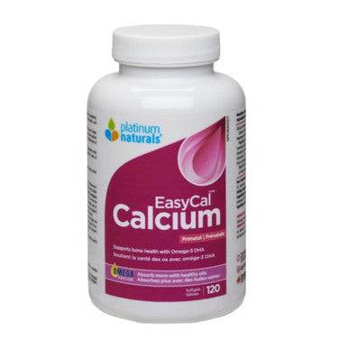 Platinum Naturals Prenatal EasyCal Calcium 120 Softgels - YesWellness.com