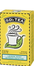 Platinum Naturals SD's Tea Lemon Mint 30 Tea Bags - YesWellness.com