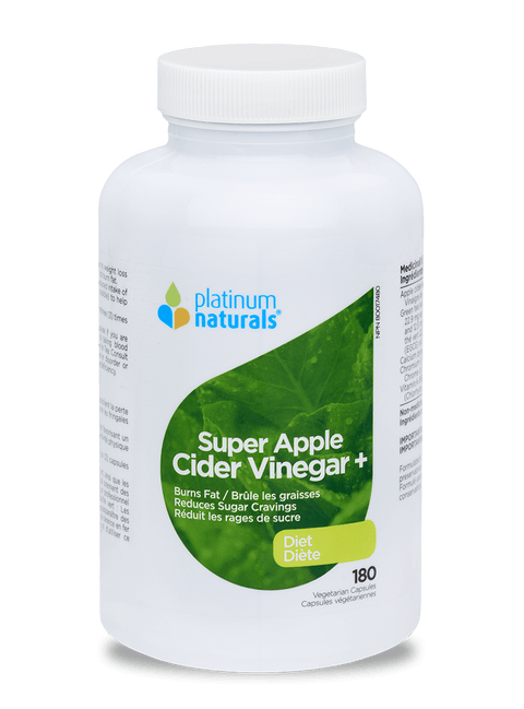 Platinum Naturals Super Apple Cider Vinegar+ Diet (Vegetarian Capsules) - YesWellness.com