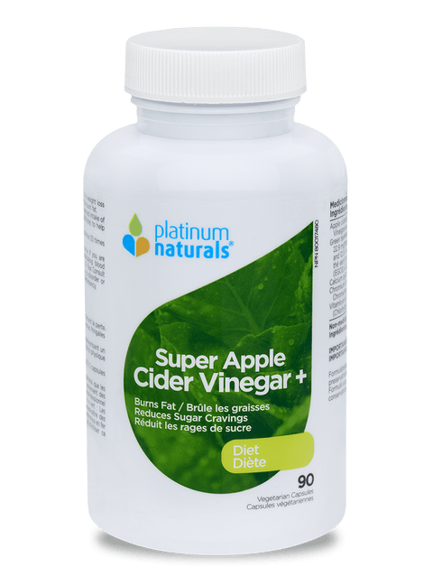 Platinum Naturals Super Apple Cider Vinegar+ Diet (Vegetarian Capsules) - YesWellness.com