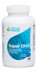 Platinum Naturals Super DHA 525mg 60 Softgels - YesWellness.com