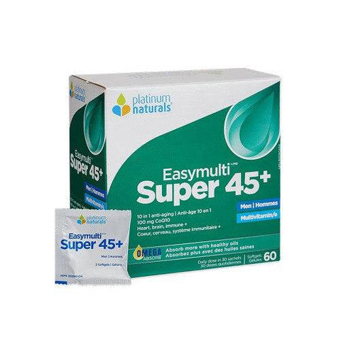 Platinum Naturals Super Easymulti 45+ Multivitamin - YesWellness.com