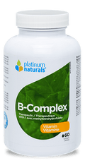 Platinum Naturals Vitamin B-Complex 60 Vegan Liquid Capsules - YesWellness.com