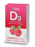 Expires January 2026 Clearance Platinum Naturals Vitamin D3 Drops 1000IU 15mL - Raspberry
