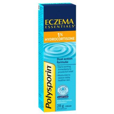 Polysporin Eczema Essentials 1% Hydrocortisone Anti-Itch Cream 28g - YesWellness.com