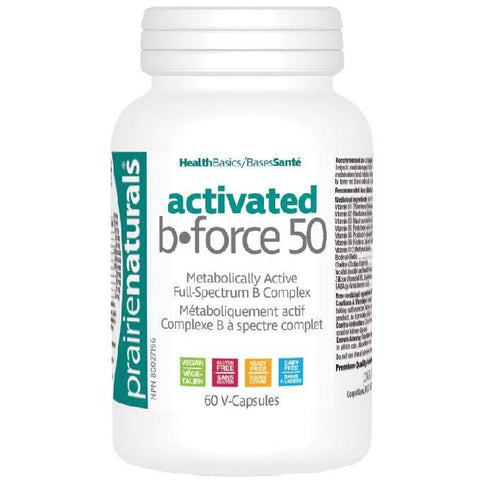 Prairie Naturals Activated B Force 60 Vegetable Capsules - YesWellness.com