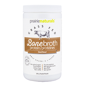 Prairie Naturals Bone Broth Protein Beef 300 grams - YesWellness.com