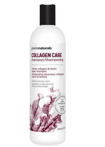 Prairie Naturals Collagen Care Shampoo - Marine collagen & Biotin Repair 500mL - YesWellness.com