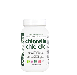 Expires May 2026 Clearance Prairie Naturals Organic Chlorella VCapsules 180 Vegetarian Capsules