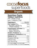 Prairie Naturals Organic CocoaFocus SuperFoods 150g Powder - YesWellness.com