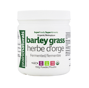 Prairie Naturals Organic Fermented Barley Grass Juice Powder 150 grams - YesWellness.com