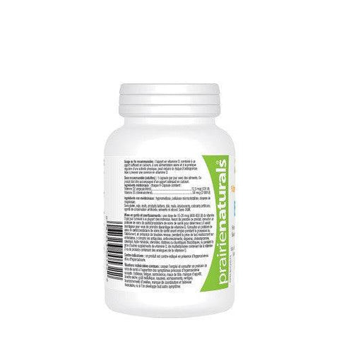 Prairie Naturals Vegan Vitamin D3 2500 IU 90 Veg Capsules - YesWellness.com