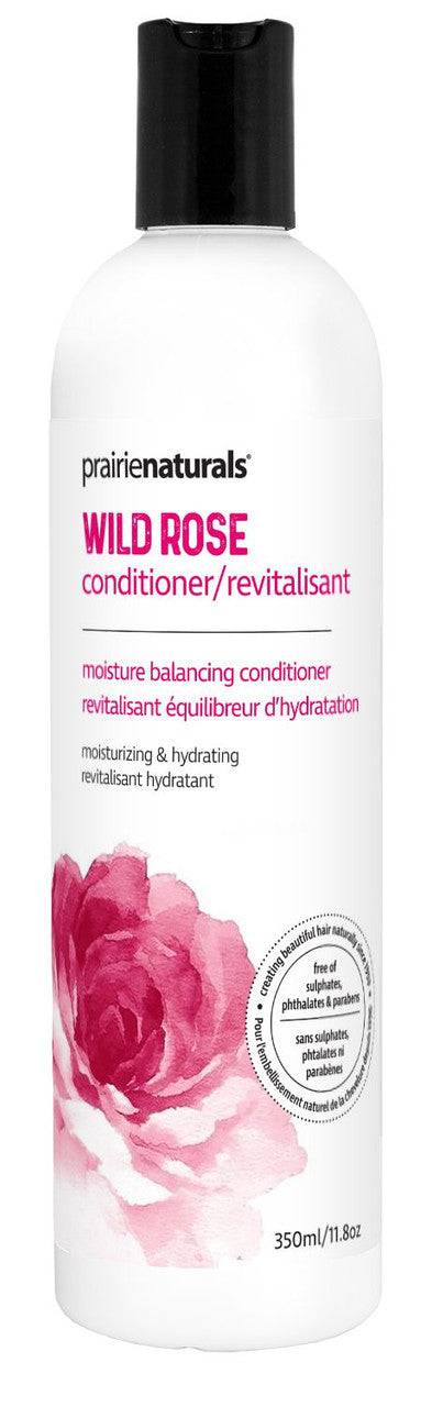 Prairie Naturals Wild Rose Moisture Balance Conditioner 350 ml - YesWellness.com