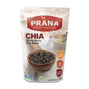 Expires December 2025 Clearance Prana Organic Whole Black Chia Seeds 300g