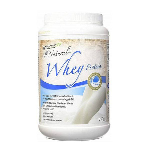 Expires July 2024 Clearance Precision All Natural Whey Protein 850 g Unflavoured - YesWellness.com