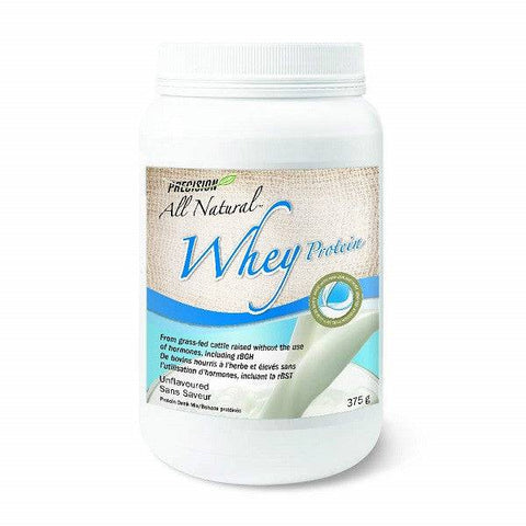 Expires July 2024 Clearance Precision All Natural Whey Protein 375 g Unflavoured - YesWellness.com