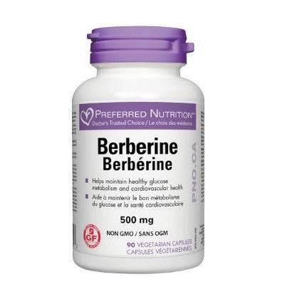 Preferred Nutrition Berberine 500mg Vegicaps - YesWellness.com