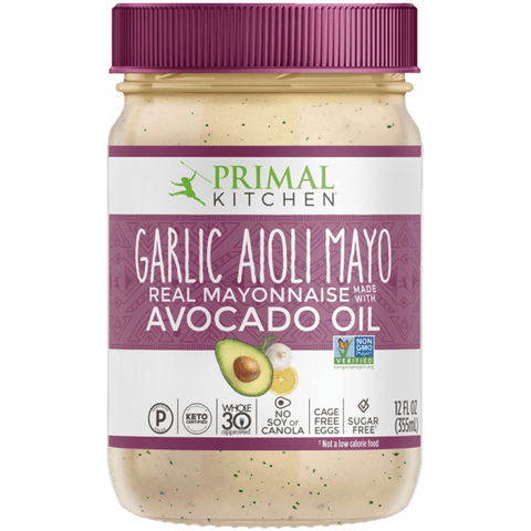 Primal Kitchen Garlic Aioli Mayo with Avocado Oil 355ml - YesWellness.com