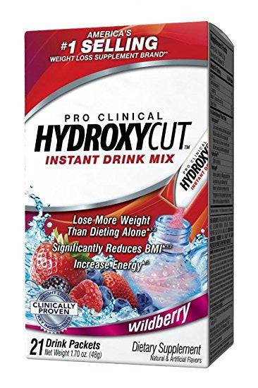 Pro Clinical Hydroxycut Advanced Instant Drink Mix Wildberry Packets - 21 packs - YesWellness.com