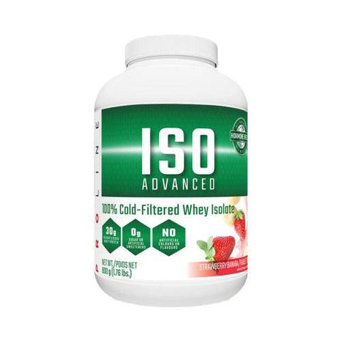 Pro Line ISO Advanced 100% Cold-Filtered Whey Isolate Natural Strawberry Banana - YesWellness.com