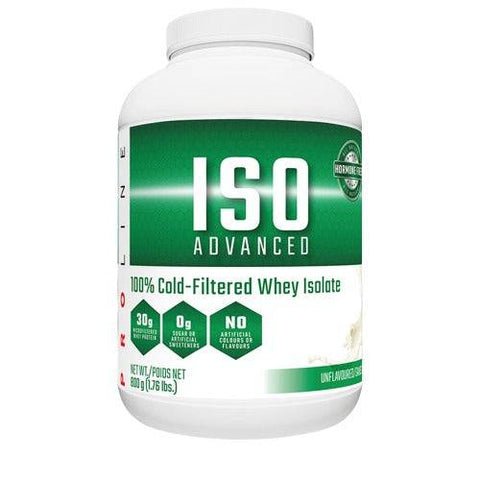 Pro Line ISO Advanced 100% Cold-Filtered Whey Isolate Natural Unflavoured - YesWellness.com