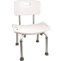 ProBasics Shower Chair with Back - YesWellness.com