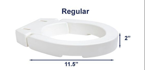 MOBB Hinged Raised Toilet Seat