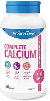 Expires February 2026 Clearance Progressive Complete Calcium for Adult Women 120 Caplets
