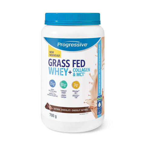 Progressive Grass Fed Whey + Collagen & MCT Protein Powder - YesWellness.com