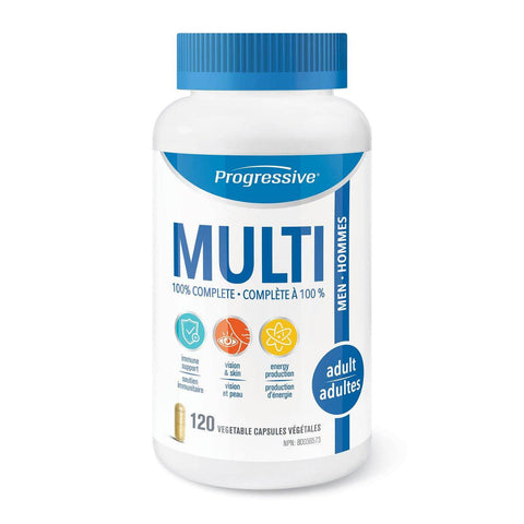 Expires January 2026 Clearance Progressive MultiVitamins for Adult Men 120 Capsules