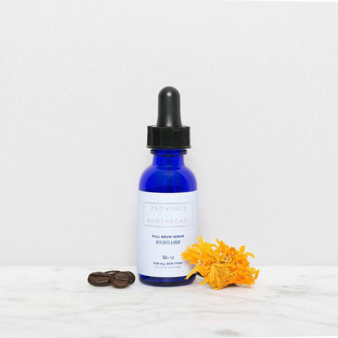 Province Apothecary Full Brow Serum  With Coffee & Argan Oil - 30ml - YesWellness.com