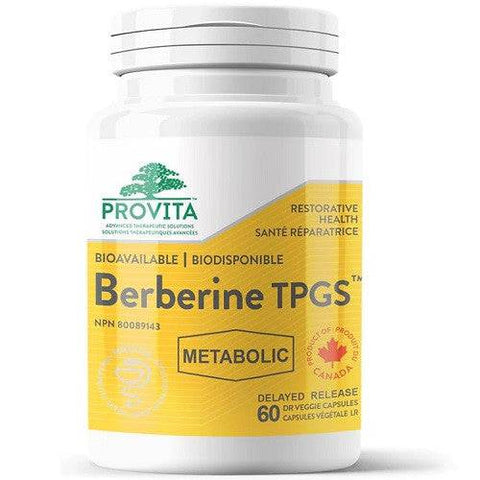 Provita Nutrition & Health Berberine TPGS 60 Veggie Capsules - YesWellness.com