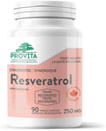 Provita Nutrition & Health Heart Health Synergistic Resveratrol 250mg 90 Veggie Capsules - YesWellness.com