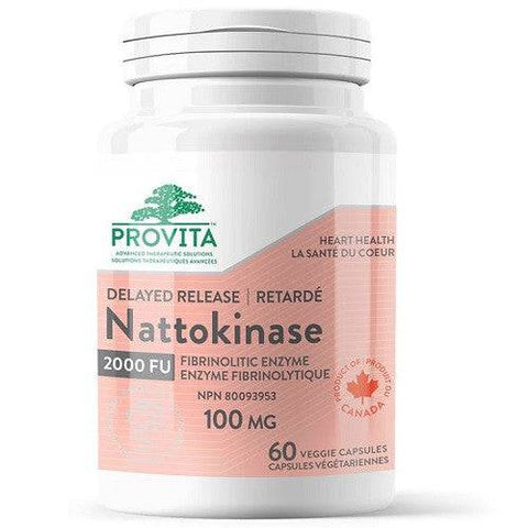 Provita Nutrition & Health Nattokinase 2000UF 60 Veggie Capsules - YesWellness.com