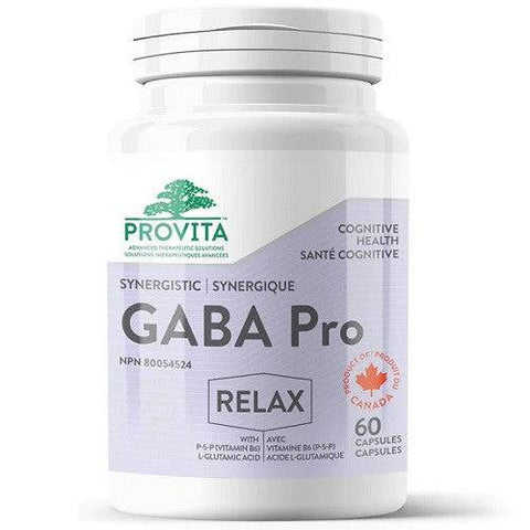 Provita Nutrition & Health Synergistic GABA Pro 60 Capsules - YesWellness.com