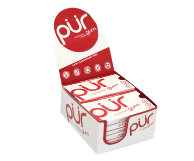 Pur Aspartame Free Gum 12 Pack box - Various Flavours - YesWellness.com