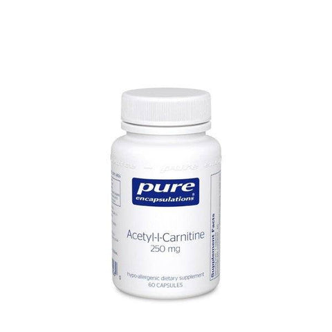 Pure Encapsulations Acetyl-L-Carnitine 250mg 60 capsules - YesWellness.com