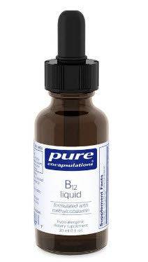 Pure Encapsulations B12 Liquid 30 ml - YesWellness.com