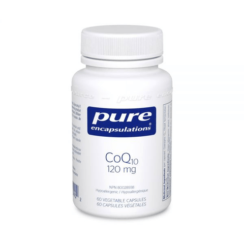 Pure Encapsulations CoQ10 120 mg 60 veg capsules - YesWellness.com