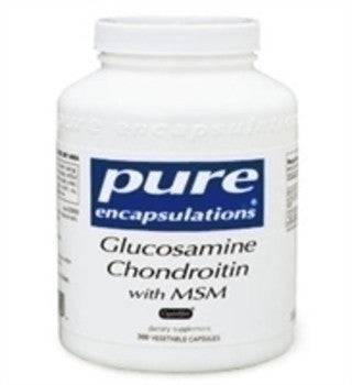 Pure Encapsulations Glucosamine + Chondroitin with MSM 120 veg capsules - YesWellness.com