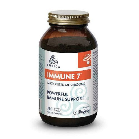 Expires May 2024 Clearance Purica Immune 7 Micronized Mushrooms Powerful Immune Support 360 V-Caps - YesWellness.com