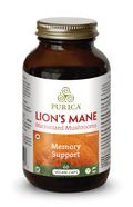 Purica Lion's Mane Micronized Mushrooms - Memory Support Vegan Caps - YesWellness.com