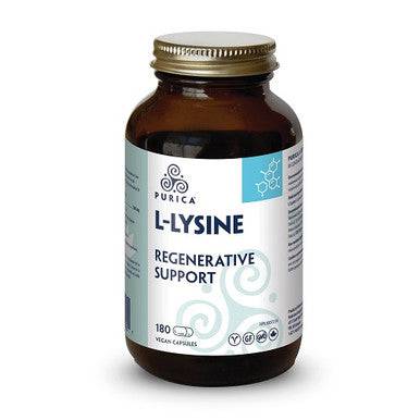 Purica Pure L-Lysine Capsules 180 veg capsules - YesWellness.com